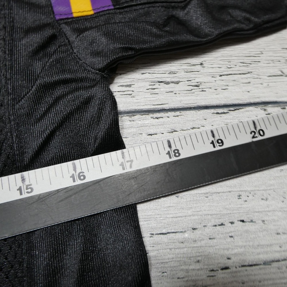 Minnesota Vikings Football Jersey Boys Medium Black NFL Reebok Sharper 42 - Picture 10 of 11